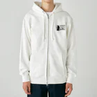 No Fishing No Life の釣り女子 Heavyweight Zip Hoodie