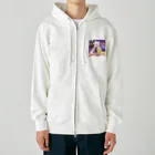 ブギーズの酔っ払いの猫くん Heavyweight Zip Hoodie