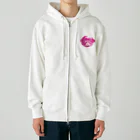 francesca_japanのfrancesca pink Heavyweight Zip Hoodie