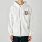 SHOWTIMEのニンニクのダジャレイラストです。 Heavyweight Zip Hoodie