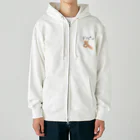 アケジの可愛いもの沢山のショップのデコピン Heavyweight Zip Hoodie