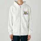 Shiba_IncのSleeping frogs(熟睡する蛙) Heavyweight Zip Hoodie