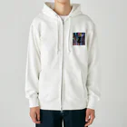 shiba9のCyber Girl Heavyweight Zip Hoodie