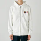 しゃけどうふの可愛いクリームソーダ Heavyweight Zip Hoodie