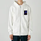 華の蒼い夜に Heavyweight Zip Hoodie