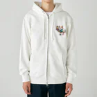 pikunekoのpikuneko　エナジー猫 Heavyweight Zip Hoodie