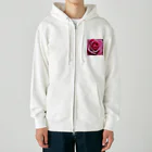 emeralのクリスタルエレガンスローズ Heavyweight Zip Hoodie