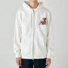 星パンダショップのはなとくま　～flower and bear～ Heavyweight Zip Hoodie