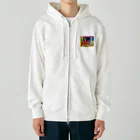 BWfamilyの夜のサバンナ Heavyweight Zip Hoodie