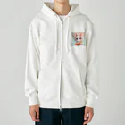 激カワポテぐっずのうるうるうさ子ちゃん🥕 Heavyweight Zip Hoodie