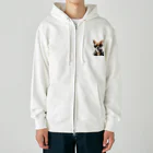 arenahitoのニヒルなチワワ Heavyweight Zip Hoodie