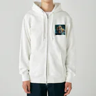 クロスクリエイティブの泳いでいるトラ Heavyweight Zip Hoodie