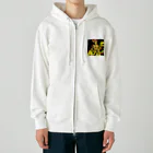 moon_takuanの神功皇后とロック「Empress Jingu and Rock」 Heavyweight Zip Hoodie