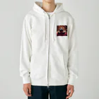 shihokuma_0298のトラック野郎パンダくん Heavyweight Zip Hoodie