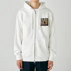 haru_0324の幸せそうな顔をしているわんこ Heavyweight Zip Hoodie