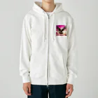 ★動物ショップ・kou2020★の鷹2 Heavyweight Zip Hoodie