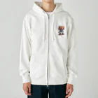 Sachi0625のレトロ戦闘ロボットＬ Heavyweight Zip Hoodie