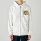 keikei5の超キュートな柴犬 Heavyweight Zip Hoodie