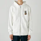 dogsdream8246のかぼちゃと猫 Heavyweight Zip Hoodie