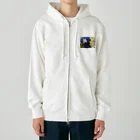 MomoTakaのいろいろな紫陽花たち Heavyweight Zip Hoodie