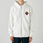 TAKU_Hの民族ロゴ Heavyweight Zip Hoodie