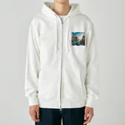 Pixel Art Goodsのヴェネチア（pixel art） Heavyweight Zip Hoodie