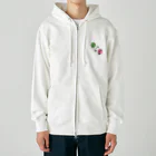 holly_birdsの【ばーず】シマエナガ団子 Heavyweight Zip Hoodie