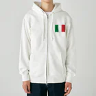 お絵かき屋さんのイタリアの国旗 Heavyweight Zip Hoodie