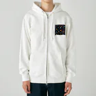 mibusenaの宇宙空間デザイン Heavyweight Zip Hoodie