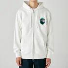 EseCAMPのキャンプ熊シリーズ Heavyweight Zip Hoodie