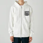 greenartの幾何学ガネーシャ Heavyweight Zip Hoodie