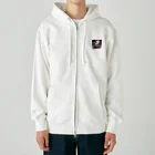 jhajhaのデジタル・クロノス・ユニコーン。 Heavyweight Zip Hoodie