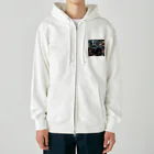 isityanのダッジチャレンジャー　車好き Heavyweight Zip Hoodie