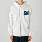 亀蘭タマムシの銀河鉄道の夜は、青空文庫で Heavyweight Zip Hoodie