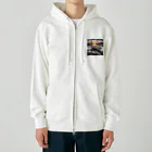 HECreaterのアート飛行機 Heavyweight Zip Hoodie