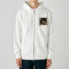 cute in cool shopのウサギの住み家 Heavyweight Zip Hoodie