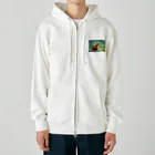 ジャパネットケフィアの可愛いカピバラ Heavyweight Zip Hoodie