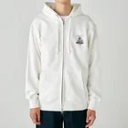 nopotechiの筋肉パグ（シリーズ3） Heavyweight Zip Hoodie