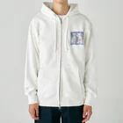 pon_gashiの可愛いだけじゃない！ ガンギマリ猫の魅力満載！ Heavyweight Zip Hoodie