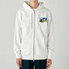 ryujiのお上品なおネコ様のデザイン４ Heavyweight Zip Hoodie