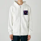 WORLDのかっこよく描いた Heavyweight Zip Hoodie