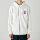 猫野尻尾のねこ火星人 Heavyweight Zip Hoodie