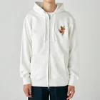 ゆうちゃんNFTいいねの耳長フェネックちゃん女の子バージョン Heavyweight Zip Hoodie