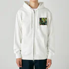 zukit4sのジョークを言っているカエル Heavyweight Zip Hoodie