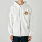 Slabo+Kariiのホットケーキとクマさん Heavyweight Zip Hoodie