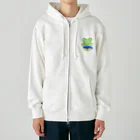 isaisaiisaaのカエルなのかなんなのか Heavyweight Zip Hoodie