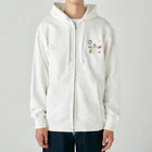 🐸かえるさんと仲間たち🐸のかえるさんのクリスマスB Heavyweight Zip Hoodie