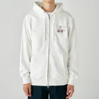 イラストレーター アキタヒロミのさくらんぼ(大) Heavyweight Zip Hoodie