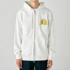 8anna storeの人体のなぞ。シンプルな肺。 Heavyweight Zip Hoodie