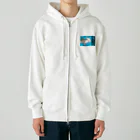 LalaHangeulの撞木鮫(シュモクザメ) Heavyweight Zip Hoodie